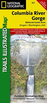 מפה NG קולומביה ריבר ג'ורג, קניון ודרך נוף לאומית